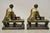 Antique w.v. Egbert Co Seated Abraham Abe Lincoln Metal Bronze Bookends For Sale - Image 10 of 10
