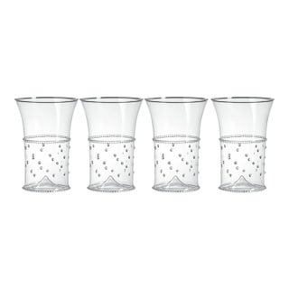 La Boheme Tumbler with Dots, Set of 4 For Sale