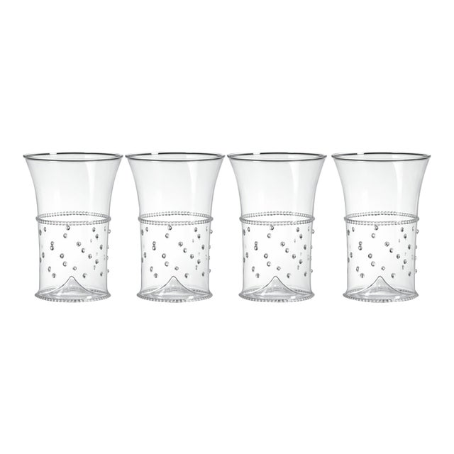 La Boheme Tumbler with Dots, Set of 4 For Sale
