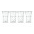 La Boheme Tumbler with Dots, Set of 4 For Sale