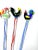 Red 1990s Hand-Blown Glass Rooster Swizzle Sticks – Set of 6 For Sale - Image 8 of 8