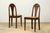1930s Set of Six French Art Deco Carved Maple & Cane Dining Chairs For Sale In New York - Image 6 of 18