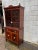 Early 20th Century George III Style Satinwood Inlaid Mahogany Display Cabinet For Sale - Image 4 of 13