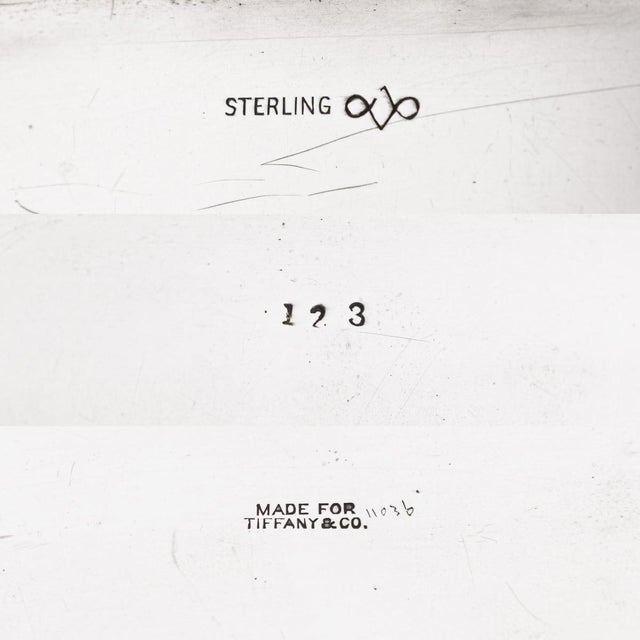 Antique early-20th century tiffany & co solid silver three tier cigar box, cedar-lined, rectangular shaped, the bottom...