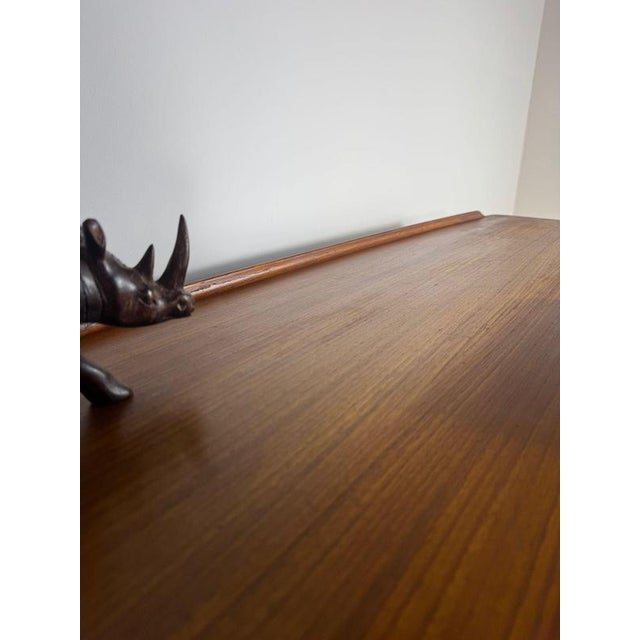 Vintage Teak Writing Desk by Svend Åge Madsen for H.P. Hansen, 1960s For Sale - Image 6 of 11