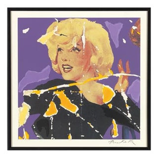 Mimmo Rotella: Marilyn, the Faces, Silkscreen and Collage For Sale