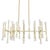 Mid-Century Modern Jonathan Adler Meurice Rectangle Chandelier For Sale - Image 3 of 8