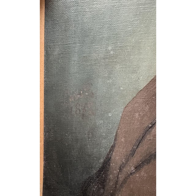 European School Artist, Portrait of a Bearded Man, 19th Century, Oil on Canvas, in Worn conditions. Designed before 1890