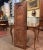 18th Century French Brass Lavabo Fountain From Normandy on Carved Cherry Door For Sale - Image 9 of 12