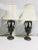 Black Late 19th Century Neoclassical Lamps - a Pair For Sale - Image 8 of 8