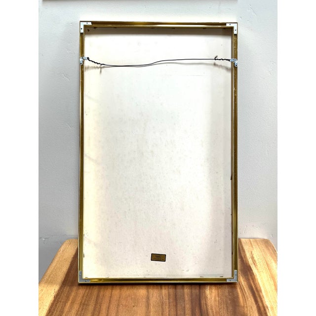 Rare 1978-79 POMPEII framed blue background exhibition poster The image is a poster for a touring exhibition titled...