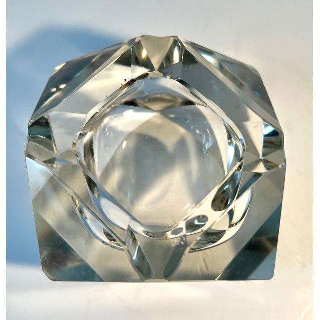 Hand Crafted Crystal 420 or Ashtray By Flavio Poli For Sale In Los Angeles - Image 6 of 8