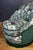 Vintage Fluted Back Chair in Japanese-Inspired Upholstery, 1960s For Sale - Image 4 of 12