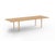 Brown Cast Minimalist Extensible Dining Table in Oak from Mor For Sale - Image 8 of 8