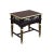 Chinese Vintage Chinese Rectangular Color Stone Flower Inlay Accent Side Table For Sale - Image 3 of 8