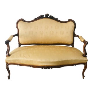 19th Century French Louis XVI Settee Sofa For Sale