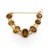Victorian Late 19th Century Victorian 14k Gold and Citrine Gemstone Bracelet For Sale - Image 3 of 7