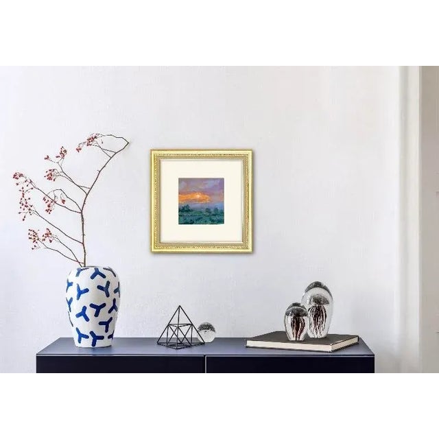 Contemporary Sunset Oil Painting For Sale - Image 4 of 6