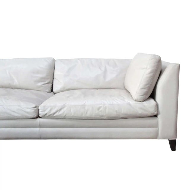 1980s Vintage CustomMade Leather Sectional Sofa Chairish