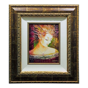 Alexandru Darida Original Painting "Melan Choly" Hand Signed Framed