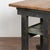 19th-Century Rustic Pine Console Table With Painted Base and Shelf For Sale - Image 6 of 12