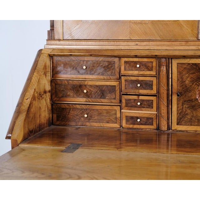 South Jutland Louis XVI Oak Secretaire Cabinet, 1900 For Sale - Image 10 of 11