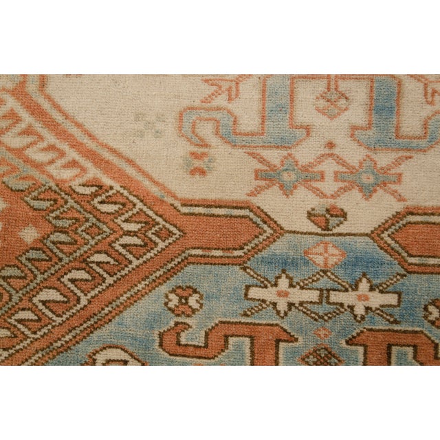 Vintage Peach Colour Oushak Rug For Sale - Image 6 of 10