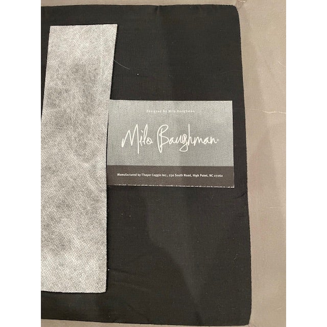 Modern Set of Two Milo Baughman for Restoration Hardware Chairs For Sale - Image 3 of 13