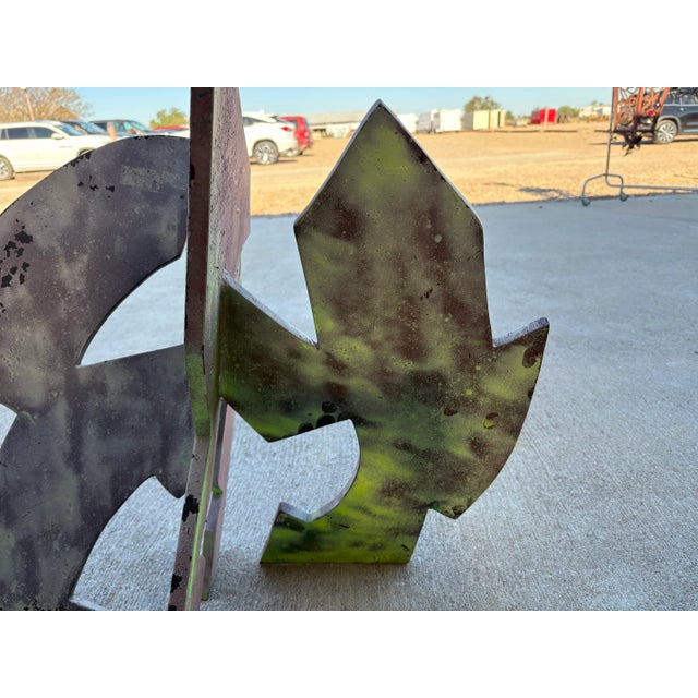 Mid-Century Modern Abstract Steel Sculpture For Sale - Image 3 of 11