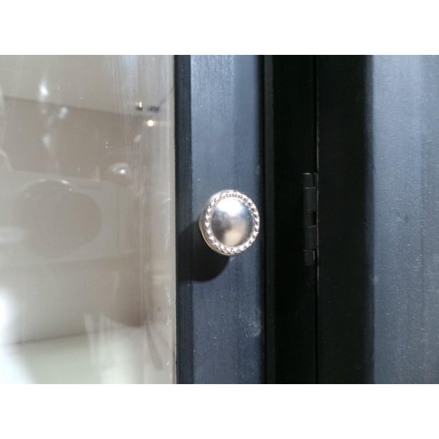 Gustavian (Swedish) 1950s Gustavian Style 4 Door Display Case For Sale - Image 3 of 11