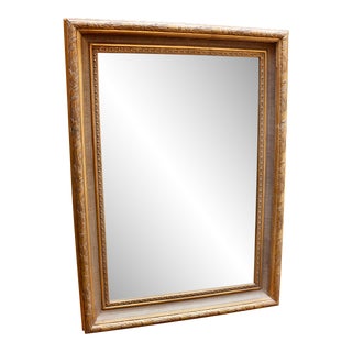 Vintage Gold Leaf Baroque Mirror For Sale