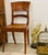 Antique Early 1920's Italian ‘Biedermeier Style’ Side Chair With Cane Seat. Stamped ‘Made in Italy’ on the underside....