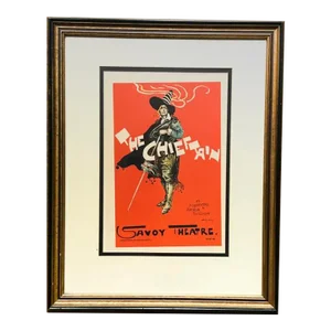 Antique Theatre Poster of The Chieftan at the Savoy Theatre, Framed