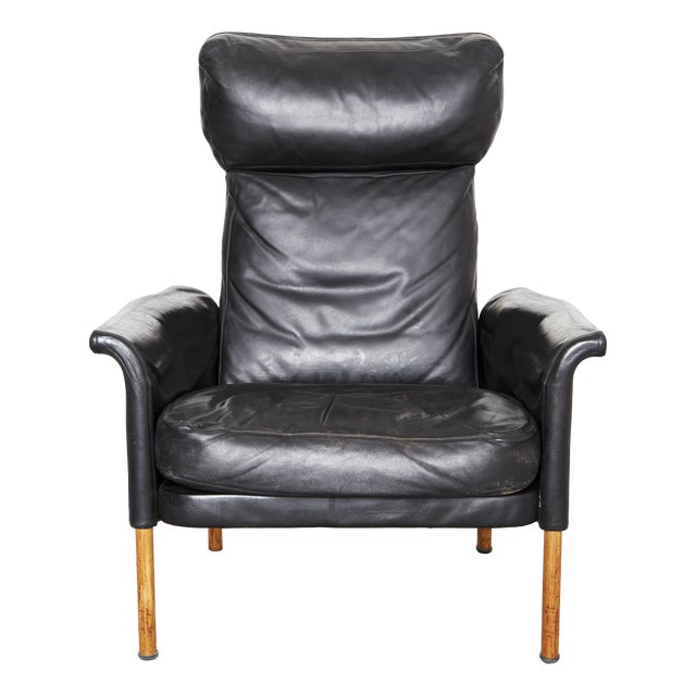 Highback Lounge Chair by Hans Olsen for C.S. Møbler, 1960s For Sale
