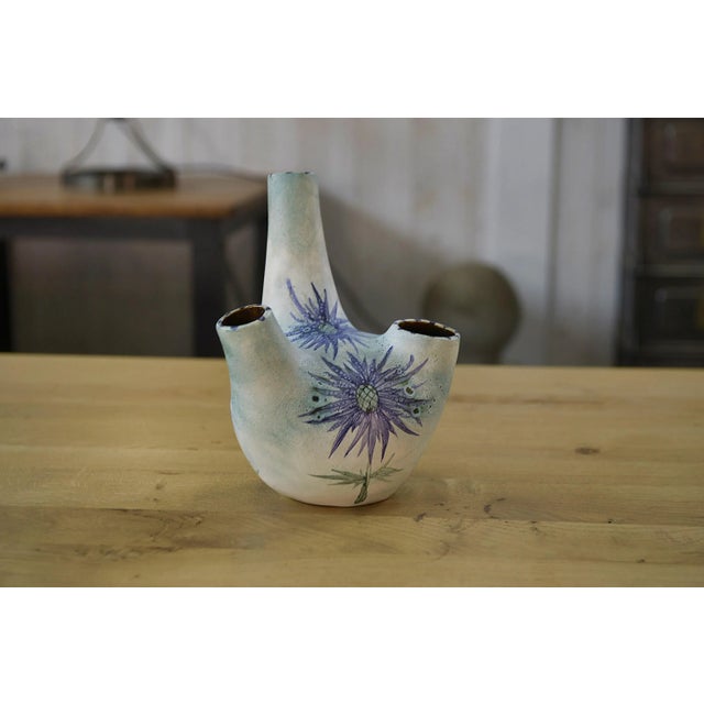 Model Chardon Ceramic Vase by Marie-Madeleine Jolly, 1940s For Sale - Image 9 of 9