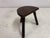 1950s French D-Shaped Milking Stool, 1950s For Sale - Image 5 of 10