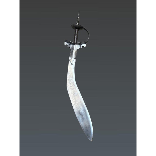 Khanda (or Tegha) Rajput sword, North India, 17th century For Sale