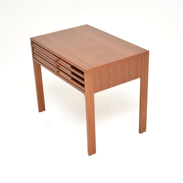 Vintage Danish Teak Nesting Tables by Illum Wikkelso, 1960, Set of 4 For Sale - Image 4 of 12