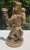 Vintage Monkey Candelabra Sculpture With Fez Hat, Aged Gold Finish For Sale In Naples, FL - Image 6 of 11
