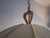 Large Leather, Vellum and Brass Cocoon Chandelier, Italy, 1950s For Sale - Image 6 of 9