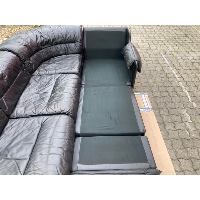 Modular Leather Sofa from Dreipunkt International, 1970s, Set of 5 For Sale - Image 14 of 18