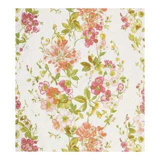 The House of Scalamandré Antonella Lampas Fabric, Blossom For Sale