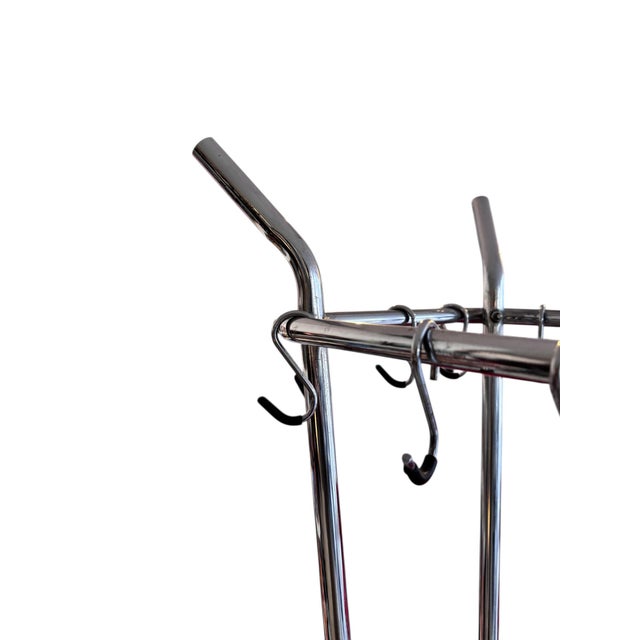 1960s Mid-Century Belgian Chrome Coat Rack, 1960 For Sale - Image 5 of 9