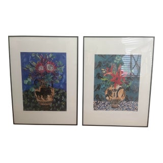 Two Nicely Framed Art Reproduction Prints by Lara Meintjes For Sale