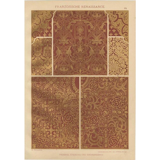 H. Dolmetsch, French Renaissance Prints, 1887, Paper, Set of 4 For Sale - Image 4 of 6
