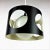 Metal Large Vintage Black Pendant Lamp, 1960s For Sale - Image 7 of 12