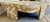 Abstract Revelation Abstract Modern Tan and White Give It a Rest Coffee Table For Sale - Image 3 of 5