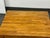 Modernist Butcher-Block Oak Side Table, Vintage For Sale - Image 10 of 12