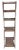 Vintage folding ladder style shelving etagere with four shelves of progressive depth. Etagere measures: 17.75" W x 20"...