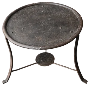 19th Century Brutalist Forged Iron Coffee Table